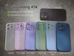 Ốp lưng iPhone 14 Pro 6.1" - Ốp siêu mỏng 0.3mm (45k)